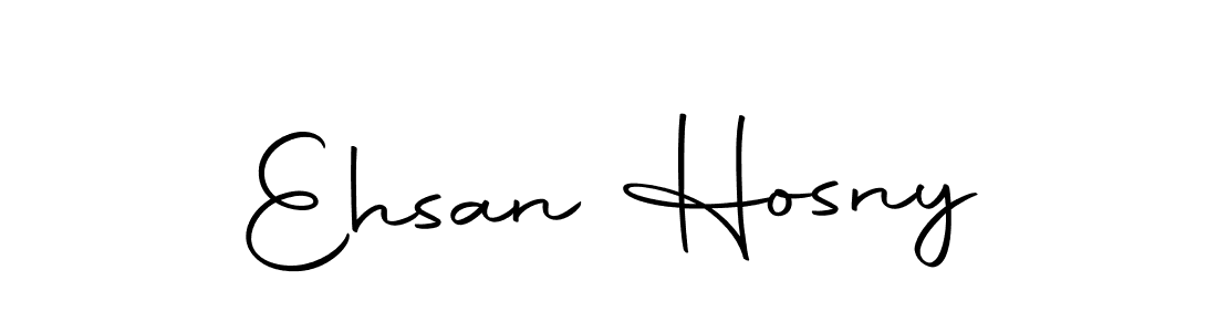 Make a short Ehsan Hosny signature style. Manage your documents anywhere anytime using Autography-DOLnW. Create and add eSignatures, submit forms, share and send files easily. Ehsan Hosny signature style 10 images and pictures png