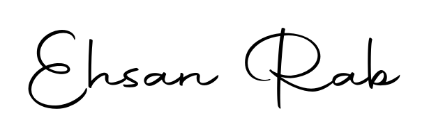 Get an exclusive digital autograph for Ehsan Rab. The Autography-DOLnW typeface captures the charm of real penmanship on paper. Ehsan Rab signature style 10 images and pictures png