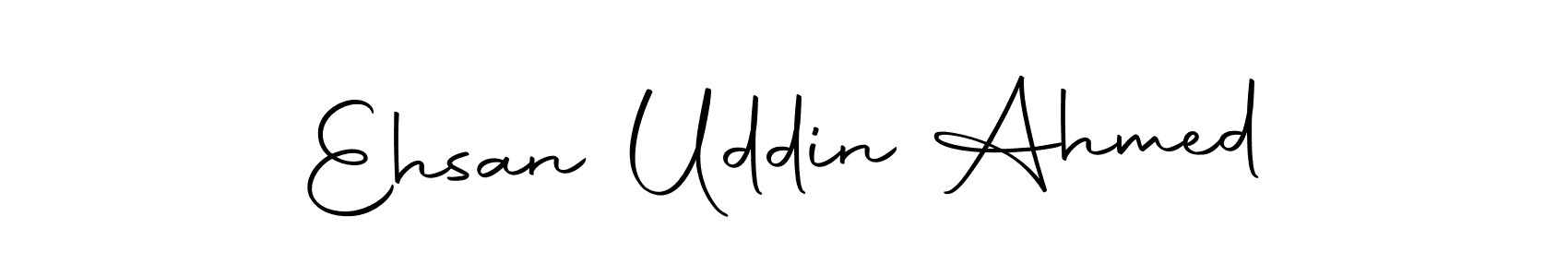Make a beautiful signature design for name Ehsan Uddin Ahmed. Use this online signature maker to create a handwritten signature for free. Ehsan Uddin Ahmed signature style 10 images and pictures png