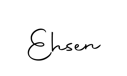 Create a beautiful signature design for name Ehsen. With this signature (Autography-DOLnW) fonts, you can make a handwritten signature for free. Ehsen signature style 10 images and pictures png