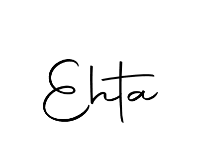 Use a signature maker to create a handwritten signature online. With this signature software, you can design (Autography-DOLnW) your own signature for name Ehta. Ehta signature style 10 images and pictures png