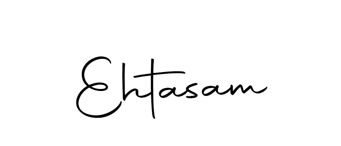 You should practise on your own different ways (Autography-DOLnW) to write your name (Ehtasam) in signature. don't let someone else do it for you. Ehtasam signature style 10 images and pictures png