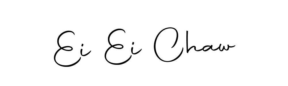 This is the best signature style for the Ei Ei Chaw name. Also you like these signature font (Autography-DOLnW). Mix name signature. Ei Ei Chaw signature style 10 images and pictures png