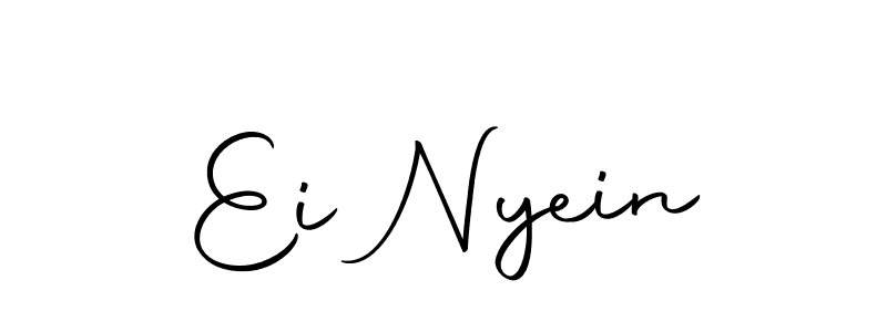 You should practise on your own different ways (Autography-DOLnW) to write your name (Ei Nyein) in signature. don't let someone else do it for you. Ei Nyein signature style 10 images and pictures png