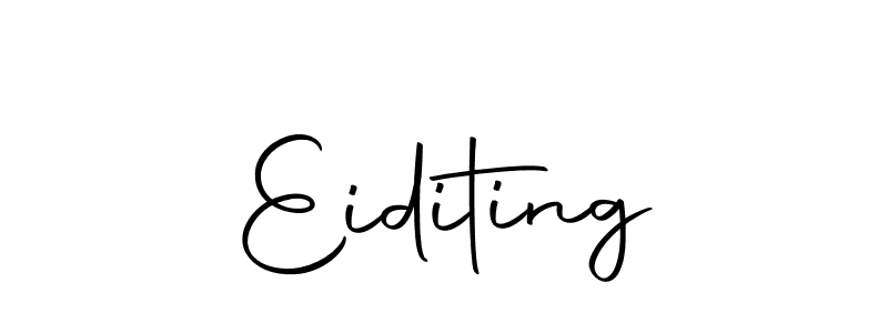 How to make Eiditing signature? Autography-DOLnW is a professional autograph style. Create handwritten signature for Eiditing name. Eiditing signature style 10 images and pictures png