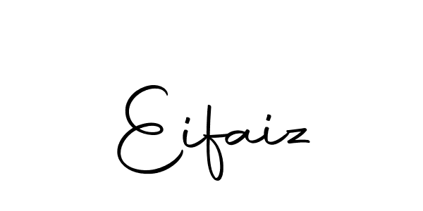 Use a signature maker to create a handwritten signature online. With this signature software, you can design (Autography-DOLnW) your own signature for name Eifaiz. Eifaiz signature style 10 images and pictures png