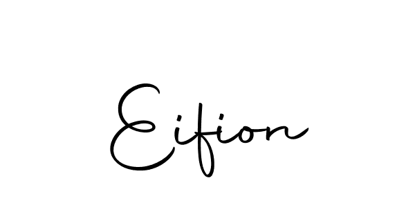 Design your own signature with our free online signature maker. With this signature software, you can create a handwritten (Autography-DOLnW) signature for name Eifion. Eifion signature style 10 images and pictures png