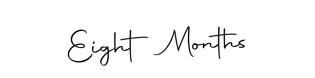 The best way (Autography-DOLnW) to make a short signature is to pick only two or three words in your name. The name Eight Months include a total of six letters. For converting this name. Eight Months signature style 10 images and pictures png
