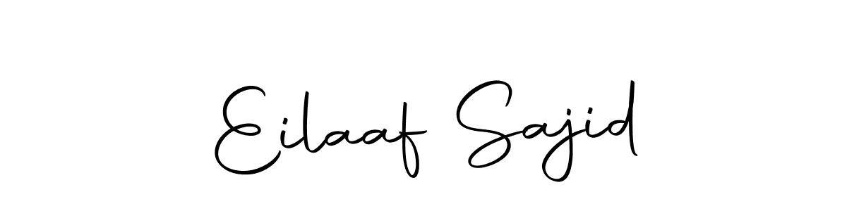 if you are searching for the best signature style for your name Eilaaf Sajid. so please give up your signature search. here we have designed multiple signature styles  using Autography-DOLnW. Eilaaf Sajid signature style 10 images and pictures png