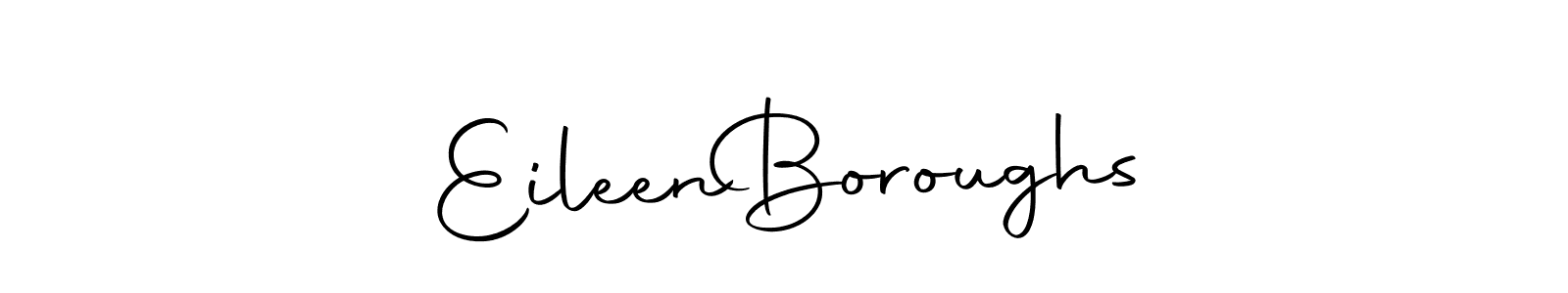 Autography-DOLnW is a professional signature style that is perfect for those who want to add a touch of class to their signature. It is also a great choice for those who want to make their signature more unique. Get Eileen  Boroughs name to fancy signature for free. Eileen  Boroughs signature style 10 images and pictures png