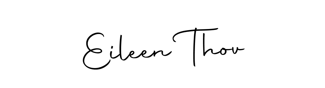 Make a beautiful signature design for name Eileen Thov. Use this online signature maker to create a handwritten signature for free. Eileen Thov signature style 10 images and pictures png