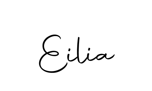 Use a signature maker to create a handwritten signature online. With this signature software, you can design (Autography-DOLnW) your own signature for name Eilia. Eilia signature style 10 images and pictures png