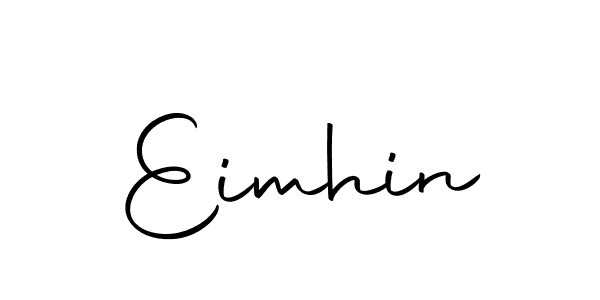 Make a beautiful signature design for name Eimhin. Use this online signature maker to create a handwritten signature for free. Eimhin signature style 10 images and pictures png