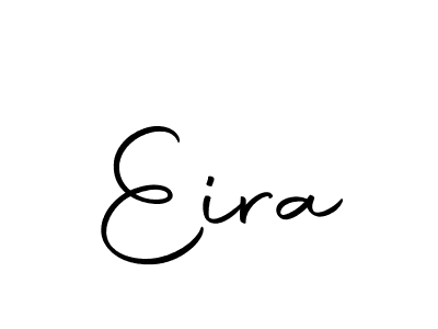 Use a signature maker to create a handwritten signature online. With this signature software, you can design (Autography-DOLnW) your own signature for name Eira. Eira signature style 10 images and pictures png