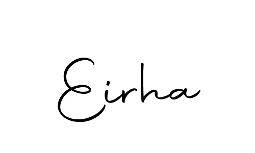 Use a signature maker to create a handwritten signature online. With this signature software, you can design (Autography-DOLnW) your own signature for name Eirha. Eirha signature style 10 images and pictures png