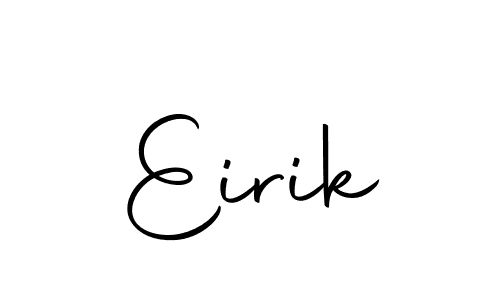 Use a signature maker to create a handwritten signature online. With this signature software, you can design (Autography-DOLnW) your own signature for name Eirik. Eirik signature style 10 images and pictures png