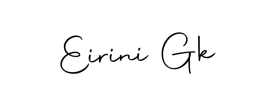 Make a beautiful signature design for name Eirini Gk. Use this online signature maker to create a handwritten signature for free. Eirini Gk signature style 10 images and pictures png