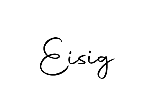 Make a beautiful signature design for name Eisig. With this signature (Autography-DOLnW) style, you can create a handwritten signature for free. Eisig signature style 10 images and pictures png