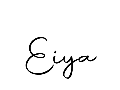 Use a signature maker to create a handwritten signature online. With this signature software, you can design (Autography-DOLnW) your own signature for name Eiya. Eiya signature style 10 images and pictures png