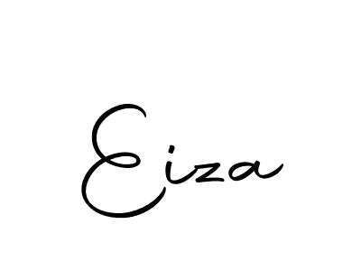 Use a signature maker to create a handwritten signature online. With this signature software, you can design (Autography-DOLnW) your own signature for name Eiza. Eiza signature style 10 images and pictures png