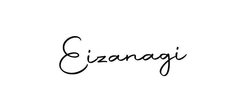 Use a signature maker to create a handwritten signature online. With this signature software, you can design (Autography-DOLnW) your own signature for name Eizanagi. Eizanagi signature style 10 images and pictures png
