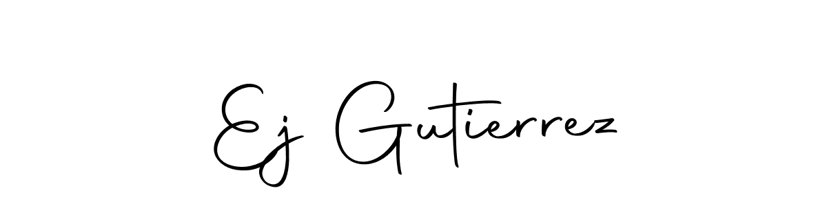 Design your own signature with our free online signature maker. With this signature software, you can create a handwritten (Autography-DOLnW) signature for name Ej Gutierrez. Ej Gutierrez signature style 10 images and pictures png