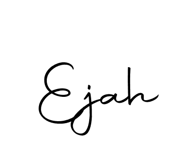 You should practise on your own different ways (Autography-DOLnW) to write your name (Ejah) in signature. don't let someone else do it for you. Ejah signature style 10 images and pictures png