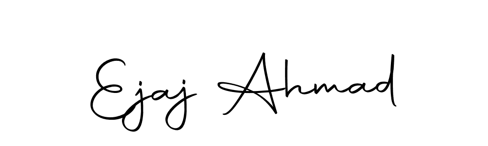You can use this online signature creator to create a handwritten signature for the name Ejaj Ahmad. This is the best online autograph maker. Ejaj Ahmad signature style 10 images and pictures png