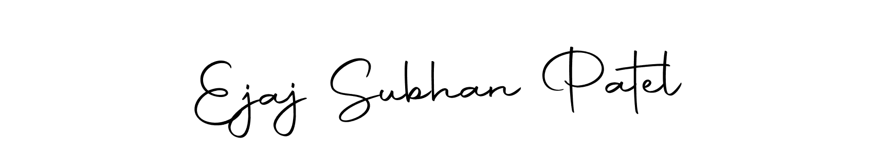 It looks lik you need a new signature style for name Ejaj Subhan Patel. Design unique handwritten (Autography-DOLnW) signature with our free signature maker in just a few clicks. Ejaj Subhan Patel signature style 10 images and pictures png