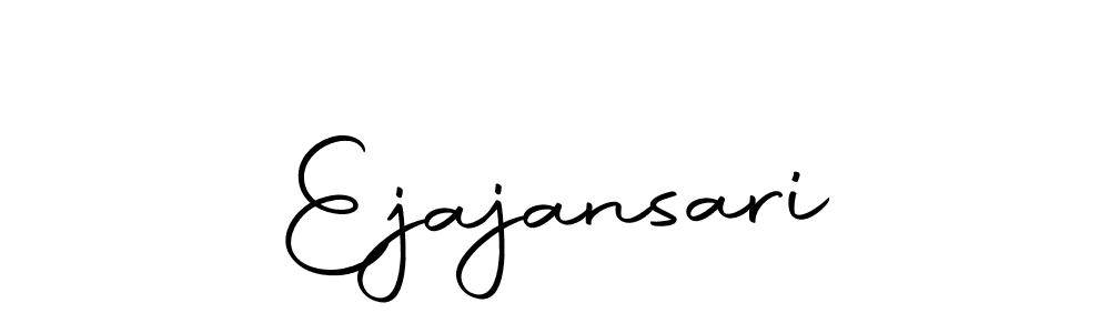 Create a beautiful signature design for name Ejajansari. With this signature (Autography-DOLnW) fonts, you can make a handwritten signature for free. Ejajansari signature style 10 images and pictures png