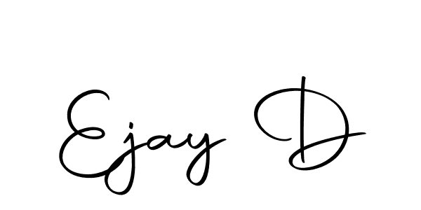 Make a beautiful signature design for name Ejay D. With this signature (Autography-DOLnW) style, you can create a handwritten signature for free. Ejay D signature style 10 images and pictures png