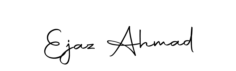 The best way (Autography-DOLnW) to make a short signature is to pick only two or three words in your name. The name Ejaz Ahmad include a total of six letters. For converting this name. Ejaz Ahmad signature style 10 images and pictures png