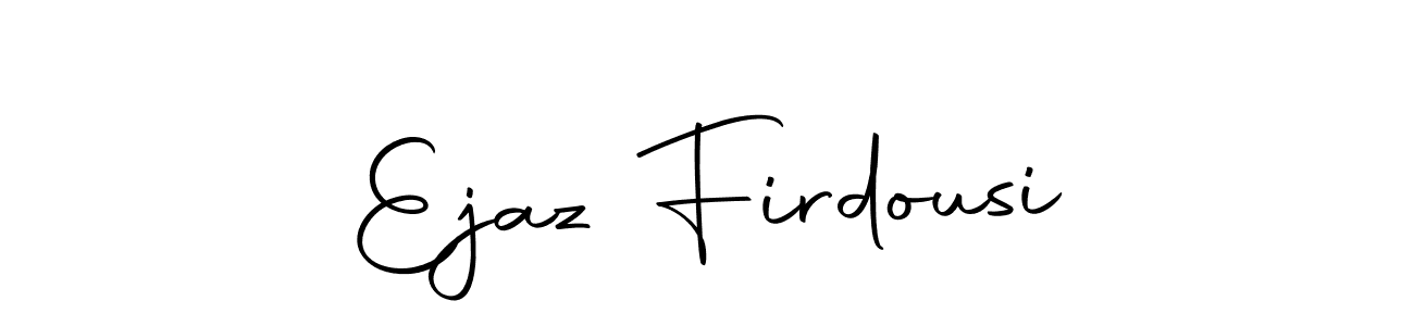 Ejaz Firdousi stylish signature style. Best Handwritten Sign (Autography-DOLnW) for my name. Handwritten Signature Collection Ideas for my name Ejaz Firdousi. Ejaz Firdousi signature style 10 images and pictures png