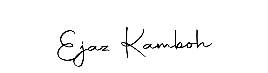 How to make Ejaz Kamboh signature? Autography-DOLnW is a professional autograph style. Create handwritten signature for Ejaz Kamboh name. Ejaz Kamboh signature style 10 images and pictures png