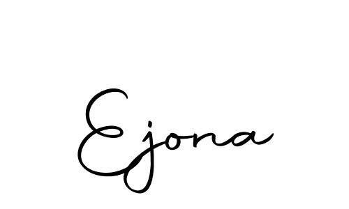 Design your own signature with our free online signature maker. With this signature software, you can create a handwritten (Autography-DOLnW) signature for name Ejona. Ejona signature style 10 images and pictures png