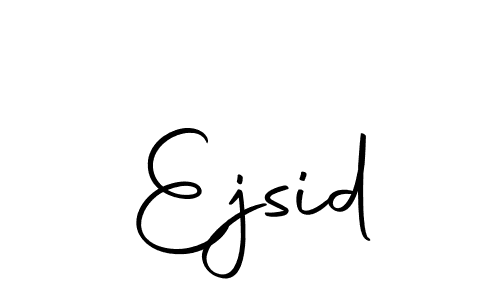 Ejsid stylish signature style. Best Handwritten Sign (Autography-DOLnW) for my name. Handwritten Signature Collection Ideas for my name Ejsid. Ejsid signature style 10 images and pictures png