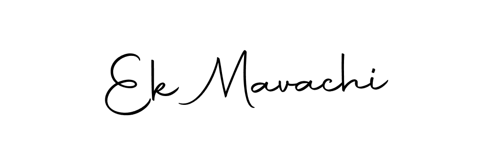 Design your own signature with our free online signature maker. With this signature software, you can create a handwritten (Autography-DOLnW) signature for name Ek Mavachi. Ek Mavachi signature style 10 images and pictures png