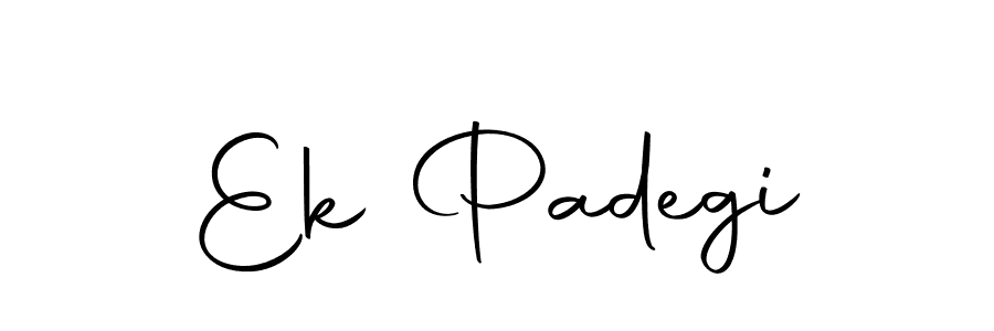 Design your own signature with our free online signature maker. With this signature software, you can create a handwritten (Autography-DOLnW) signature for name Ek Padegi. Ek Padegi signature style 10 images and pictures png