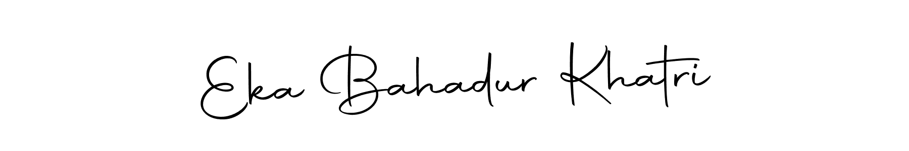 Here are the top 10 professional signature styles for the name Eka Bahadur Khatri. These are the best autograph styles you can use for your name. Eka Bahadur Khatri signature style 10 images and pictures png