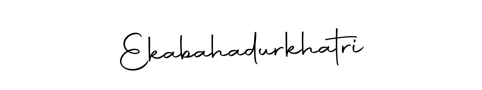 Use a signature maker to create a handwritten signature online. With this signature software, you can design (Autography-DOLnW) your own signature for name Ekabahadurkhatri. Ekabahadurkhatri signature style 10 images and pictures png