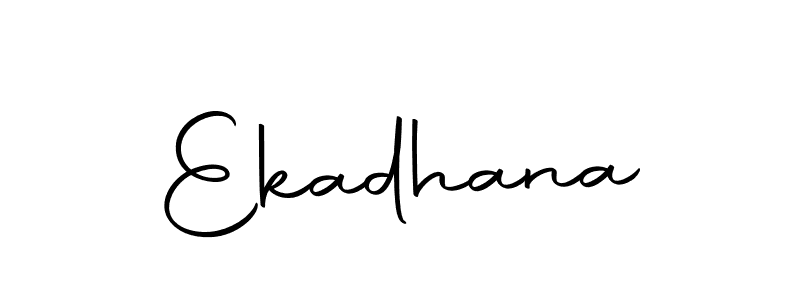 Use a signature maker to create a handwritten signature online. With this signature software, you can design (Autography-DOLnW) your own signature for name Ekadhana. Ekadhana signature style 10 images and pictures png