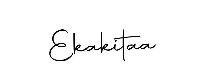 Use a signature maker to create a handwritten signature online. With this signature software, you can design (Autography-DOLnW) your own signature for name Ekakitaa. Ekakitaa signature style 10 images and pictures png