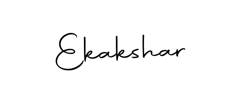 Create a beautiful signature design for name Ekakshar. With this signature (Autography-DOLnW) fonts, you can make a handwritten signature for free. Ekakshar signature style 10 images and pictures png