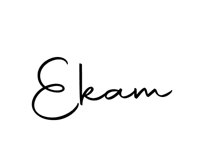 Ekam stylish signature style. Best Handwritten Sign (Autography-DOLnW) for my name. Handwritten Signature Collection Ideas for my name Ekam. Ekam signature style 10 images and pictures png