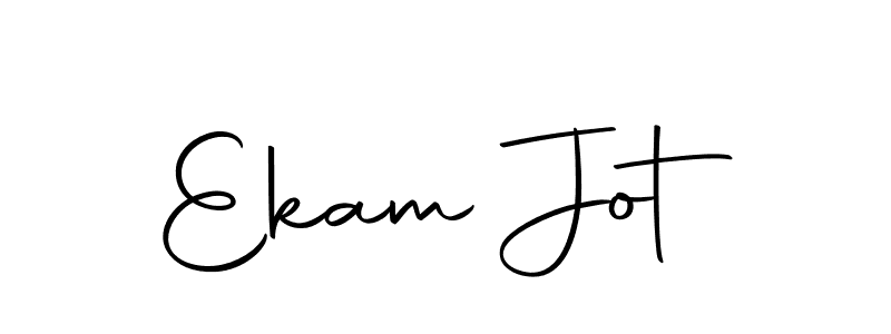 How to make Ekam Jot signature? Autography-DOLnW is a professional autograph style. Create handwritten signature for Ekam Jot name. Ekam Jot signature style 10 images and pictures png