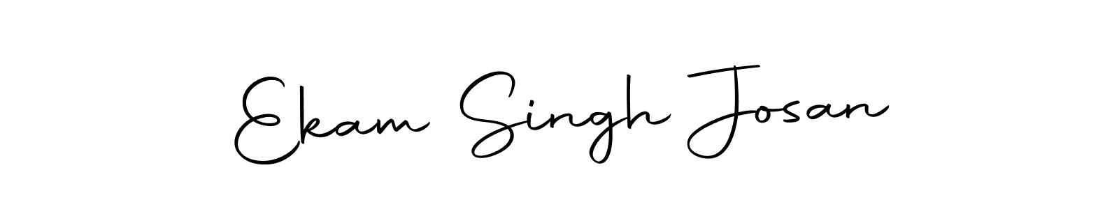 Make a short Ekam Singh Josan signature style. Manage your documents anywhere anytime using Autography-DOLnW. Create and add eSignatures, submit forms, share and send files easily. Ekam Singh Josan signature style 10 images and pictures png