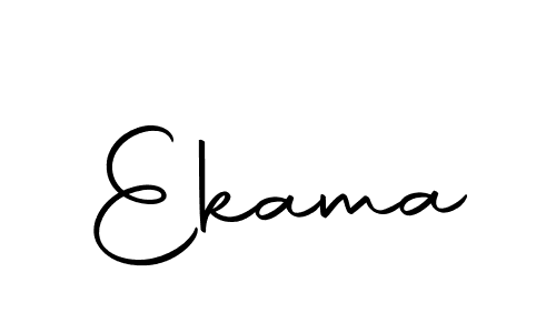 You should practise on your own different ways (Autography-DOLnW) to write your name (Ekama) in signature. don't let someone else do it for you. Ekama signature style 10 images and pictures png