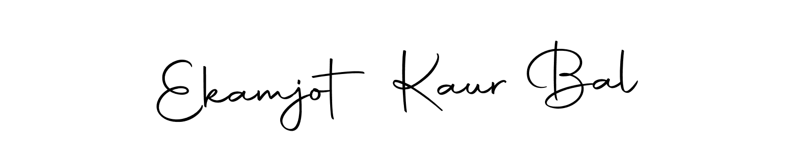 Use a signature maker to create a handwritten signature online. With this signature software, you can design (Autography-DOLnW) your own signature for name Ekamjot Kaur Bal. Ekamjot Kaur Bal signature style 10 images and pictures png