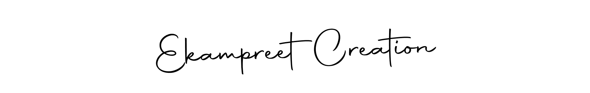 This is the best signature style for the Ekampreet  Creation name. Also you like these signature font (Autography-DOLnW). Mix name signature. Ekampreet  Creation signature style 10 images and pictures png