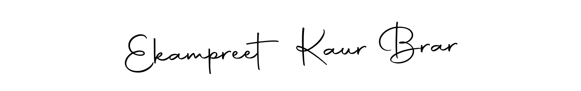 This is the best signature style for the Ekampreet Kaur Brar name. Also you like these signature font (Autography-DOLnW). Mix name signature. Ekampreet Kaur Brar signature style 10 images and pictures png